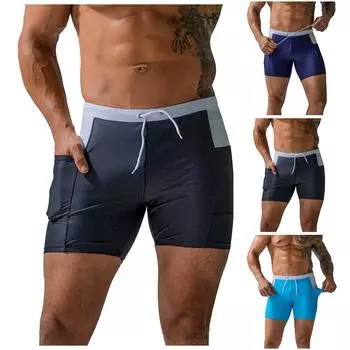 Мужские плавки, купальник, купальный костюм, шорты для плавания с квадратными ногами, короткая доска XXL