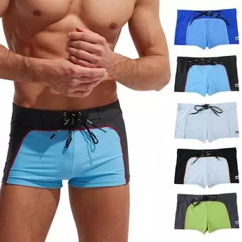 Мужские плавки Мужские плавки Боксеры Пляжные виды спорта Плавки Шорты для серфинга S синий