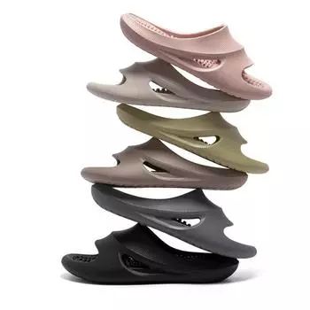 Мужские плоские домашние массажные тапочки для пар, нескользящие тапочки для ванной, пляжные шлепанцы Zapatos Hombre, мужские сланцы 37-38 светло-зеленый