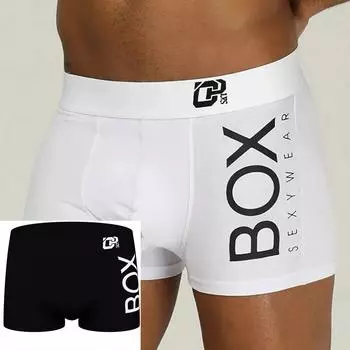 Мужские плоские угловые брюки, хлопковые дышащие хлопковые боксерские шорты L чёрный