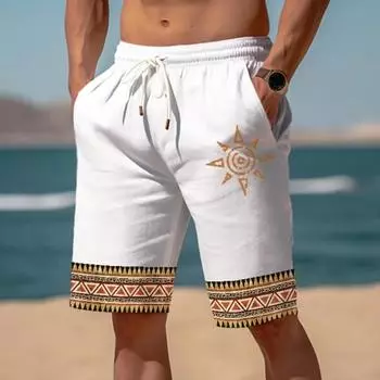 Мужские пляжные брюки с принтом подсолнечника 3D, мужские летние дышащие шорты, шорты для фитнеса и улицы, мужская одежда Ropa Hombre S