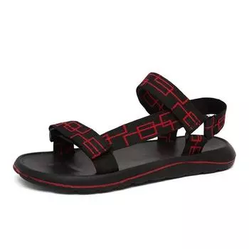 Мужские пляжные сандалии, летняя праздничная обувь для отдыха, удобные легкие сандалии, большие размеры 46, мужские удобные римские сандалии в стиле ретро 36