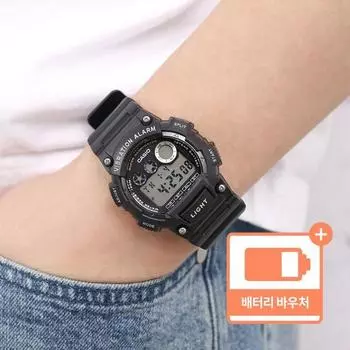 Мужские подарочные наручные часы Casio с вибробудильником + пакет билетов на замену батареи