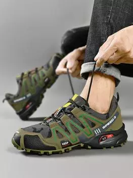 Мужские походные ботинки нескользящие новые профессиональные походные ботинки для активного отдыха мужские спортивные туфли большого размера-мода 39