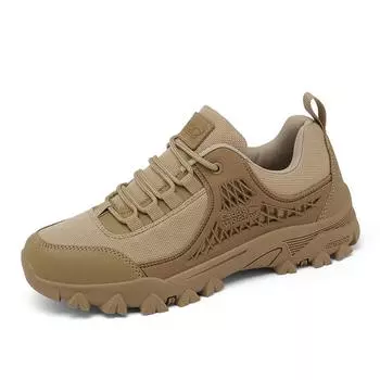 Мужские походные ботинки, оксфорды на шнуровке, уличные мотоциклетные ботинки, износостойкие, дышащие, для скалолазания, походов, охоты, горные ботинки для мужчин 7