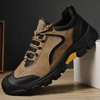 Мужские походные ботинки, повседневная обувь 39–44 39 чёрный