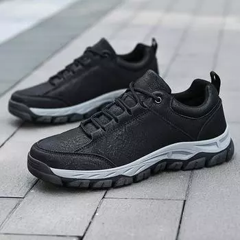 Мужские походные ботинки, повседневные кроссовки, походная обувь 39 чёрный