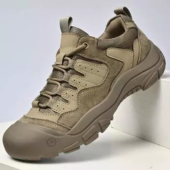 Мужские походные ботинки с низким верхом для отдыха на открытом воздухе 39 чёрный