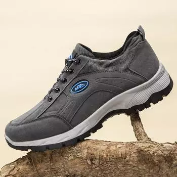 Мужские походные ботинки сетчатая ткань скальные туфли кроссовки для походов на открытом воздухе для мужчин резиновая подошва заводской аутлет 39 серый