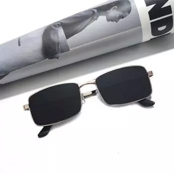 Мужские поляризационные солнцезащитные очки в винтажном дизайне, классические черные очки для вождения для рыбалки, мужские солнцезащитные очки UV400 с антибликовым покрытием для водителя чёрный