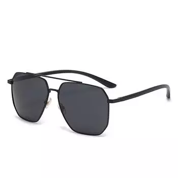 Мужские поляризационные солнцезащитные очки высокого класса с защитой от УФ-лучей, водительские очки с желтыми линзами, антибликовые квадратные очки для рыбалки