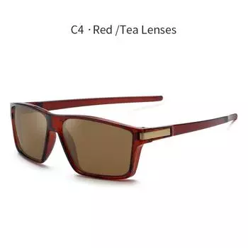 Мужские поляризованные солнцезащитные очки, модные трендовые солнцезащитные очки для активного отдыха, новые классические квадратные оптические солнцезащитные очки по рецепту 1906