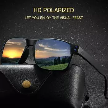 Мужские поляризованные солнцезащитные очки ночного видения для походов, вождения, солнцезащитные очки UV400, спортивные очки, модные солнцезащитные очки для активного отдыха AS picture show