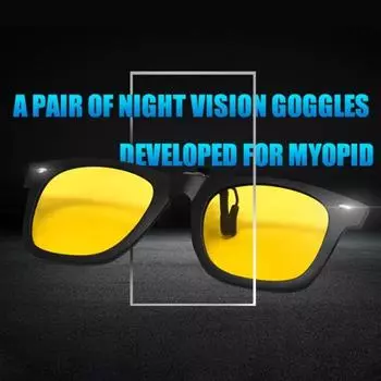 Неполяризованные мужские поляризованные солнцезащитные очки с откидной линзой для женщин, очки ночного видения для вождения, антибликовые, винтажные, квадратные, с клипсой для рыбалки серый