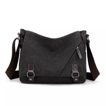 Мужские портфели, сумки через плечо, мужские сумки-мессенджеры, холщовые сумки для мальчиков, для путешествий, деловых книг, школ, повседневных, черного цвета