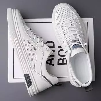 Мужские повседневные белые туфли, модные оригинальные дизайнерские туфли на шнуровке, люксовый бренд, легкие дышащие мужские кроссовки для ходьбы, Hombre 38 чёрный