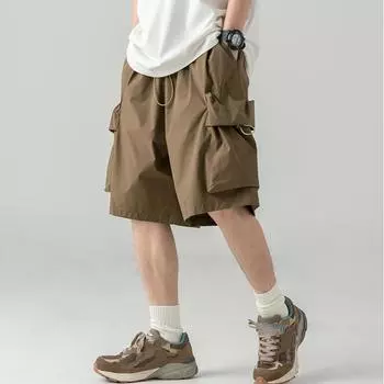 Мужские повседневные брюки большого размера, свободные, однотонные, прямые, рабочие, спортивные брюки 3XL чёрный