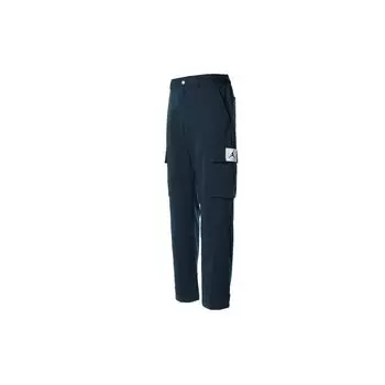 Мужские повседневные брюки Jordan Solid Color Logo с застежкой спереди, черные DQ7343-010 M