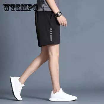 Мужские повседневные брюки Летние легкие дышащие поглощающие пот свободные спортивные шорты для фитнеса Быстросохнущие уличные брюки большого размера для бега с пятью точками 5XL