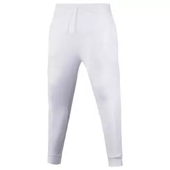 Мужские повседневные брюки однотонные свободные спортивные брюки со шнуровкой S белый
