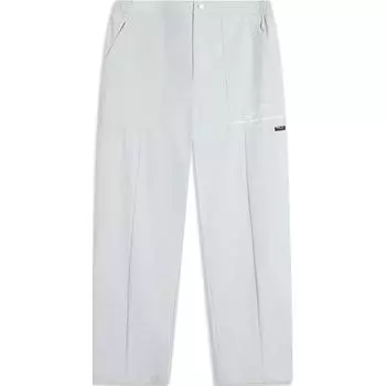 Мужские повседневные брюки прямого покроя Li Ning Wade Series, однотонные, со средней талией, с серым оттенком AKXU407-3 M