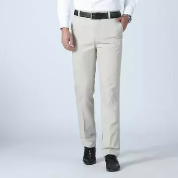 Мужские повседневные брюки свободного покроя, весна и осень, прямые, однотонные, длинные мужские брюки 28 чёрный