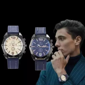 Мужские повседневные часы из нержавеющей стали с сетчатым ремешком, простые кварцевые часы с круглым циферблатом, деловые наручные часы Orologi Di Lusso Leggeri