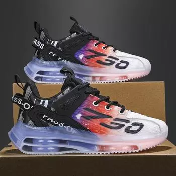 Мужские повседневные дышащие кроссовки на двойной воздушной подушке, брендовая мужская теннисная обувь, мужские кроссовки для бега, спортивная обувь для фитнеса, оригинал 39