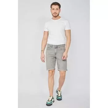 Мужские повседневные джинсовые шорты Hudson серые