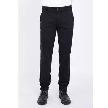 Мужские повседневные джинсы стандартного кроя, черные