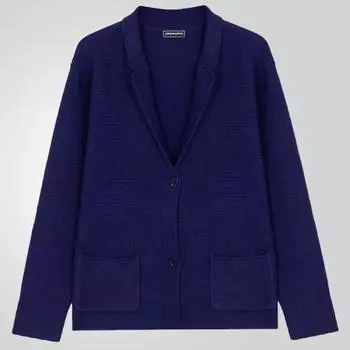 Мужские повседневные кардиганы с воротником-шалью и карманами, вязаные текстурированные свитера с длинными рукавами, осенне-зимние однотонные кардиганы на пуговицах, верхняя одежда для мужчин M темно-синий