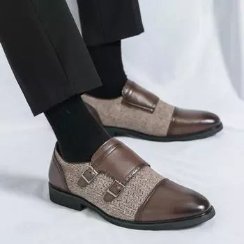 Мужские повседневные кожаные туфли 46 большого размера новые мокасины модные мужские ленивые туфли с одной ногой 38