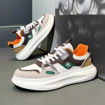 Мужские повседневные кроссовки для активного отдыха, осенние новые дышащие кроссовки для ходьбы и бега для мужчин, теннисная мода, нескользящая толстая подошва, спортивная обувь 39