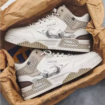 Мужские повседневные кроссовки для бега, дизайнерские роскошные кожаные мужские кроссовки, легкие походные туфли для мужчин, вулканизированная спортивная обувь, лето 39