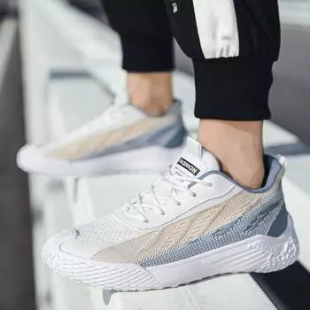 Мужские повседневные кроссовки для бега унисекс трикотажные дышащие спортивные кроссовки женские спортивные нескользящие удобные туфли для отдыха теннисные туфли 39