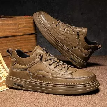 Мужские повседневные кроссовки для холодной липкой доски, осенние кроссовки из микрофибры и кожи с одной педалью, без шнурков, на плоской подошве, мужская обувь 39