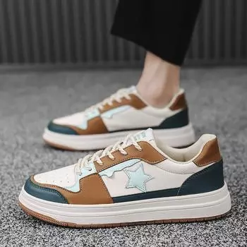 Мужские повседневные кроссовки, дышащая модная мужская обувь для бега на толстой подошве, удобная мужская обувь для скейтбординга 38