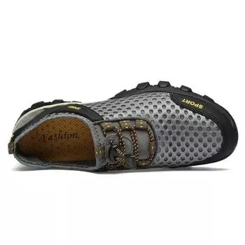 Мужские повседневные кроссовки, дышащая сетчатая обувь, мужская нескользящая походная обувь, мужская обувь для скалолазания, походная обувь Zapatos Hombre, лето 38