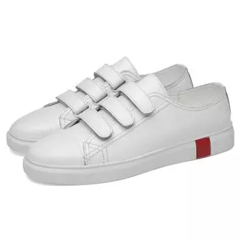 Мужские повседневные кроссовки из натуральной кожи 2024 года на платформе, удобные вулканизированные туфли, противоскользящие, для активного отдыха, теннисные туфли для мужчин и женщин, обувь для ходьбы 37 чёрный