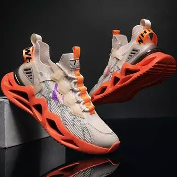 Мужские повседневные кроссовки, легкие мужские осенние новые кроссовки, дышащие мужские модные нескользящие спортивные туфли для отдыха, стильная обувь 39 белый