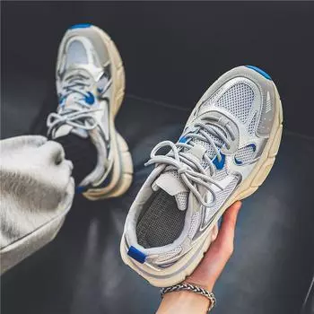 Мужские повседневные кроссовки, модная обувь на вулканизированной платформе, мужская спортивная обувь на толстой подошве, повседневная обувь для тенниса, модные кроссовки для мужчин 39 бежевый