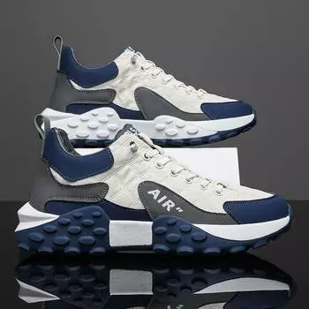 Мужские повседневные кроссовки, модная высококачественная нескользящая повседневная обувь для отдыха на природе, мужская весна-осень, удобная новая спортивная повседневная обувь 39