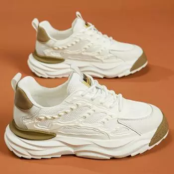 Мужские повседневные кроссовки, модные, на шнуровке, вулканизированные, на плоской подошве, дизайнерские теннисные кроссовки, кроссовки для бега на открытом воздухе, Zapatillas Hombre 39 белый