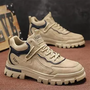 Мужские повседневные кроссовки, модные высококачественные мужские ботильоны на платформе, высокие спортивные туфли, удобные нескользящие мужские ботинки большого размера 39 чёрный