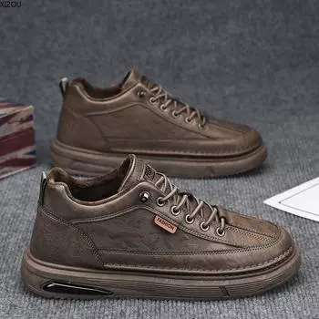 Мужские повседневные кроссовки Мужская повседневная обувь Классические низкие кроссовки Обувь сохраняющая тепло Легко моется Мужские кроссовки Популярная модель Основная 39 чёрный