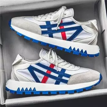 Мужские повседневные кроссовки, мужские удобные дышащие мужские кроссовки на массивной платформе, дизайнерская спортивная обувь, мужская уличная обувь 39 зелёный