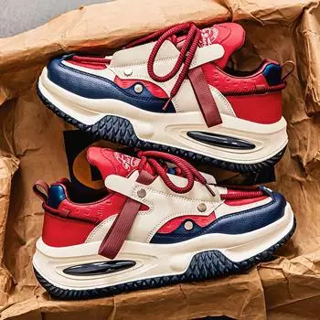 Мужские повседневные кроссовки на шнуровке. Дышащая спортивная прогулочная обувь. Нескользящие легкие удобные теннисные кроссовки. Спортивные кроссовки для тренировок для мужчин. 39