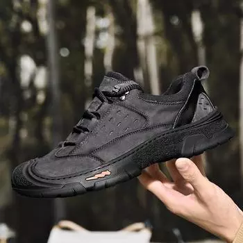 Мужские повседневные кроссовки на шнуровке из натуральной кожи, мужские оксфорды, мужская обувь, мокасины, дышащая обувь ручной работы для ходьбы 6.5