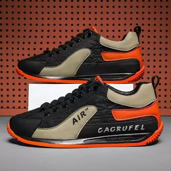 Мужские повседневные кроссовки на толстой подошве, дышащая обувь, новая осенняя мужская обувь без шнуровки, противоскользящая прогулочная обувь на плоской подошве, модная вулканизированная обувь 39