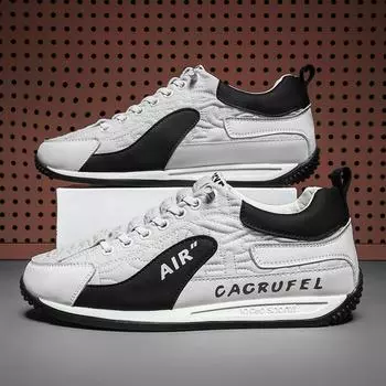 Мужские повседневные кроссовки на толстой подошве, дышащая обувь, новая осенняя мужская обувь без шнуровки, противоскользящая прогулочная обувь на плоской подошве, модная вулканизированная обувь 39 оранжевый